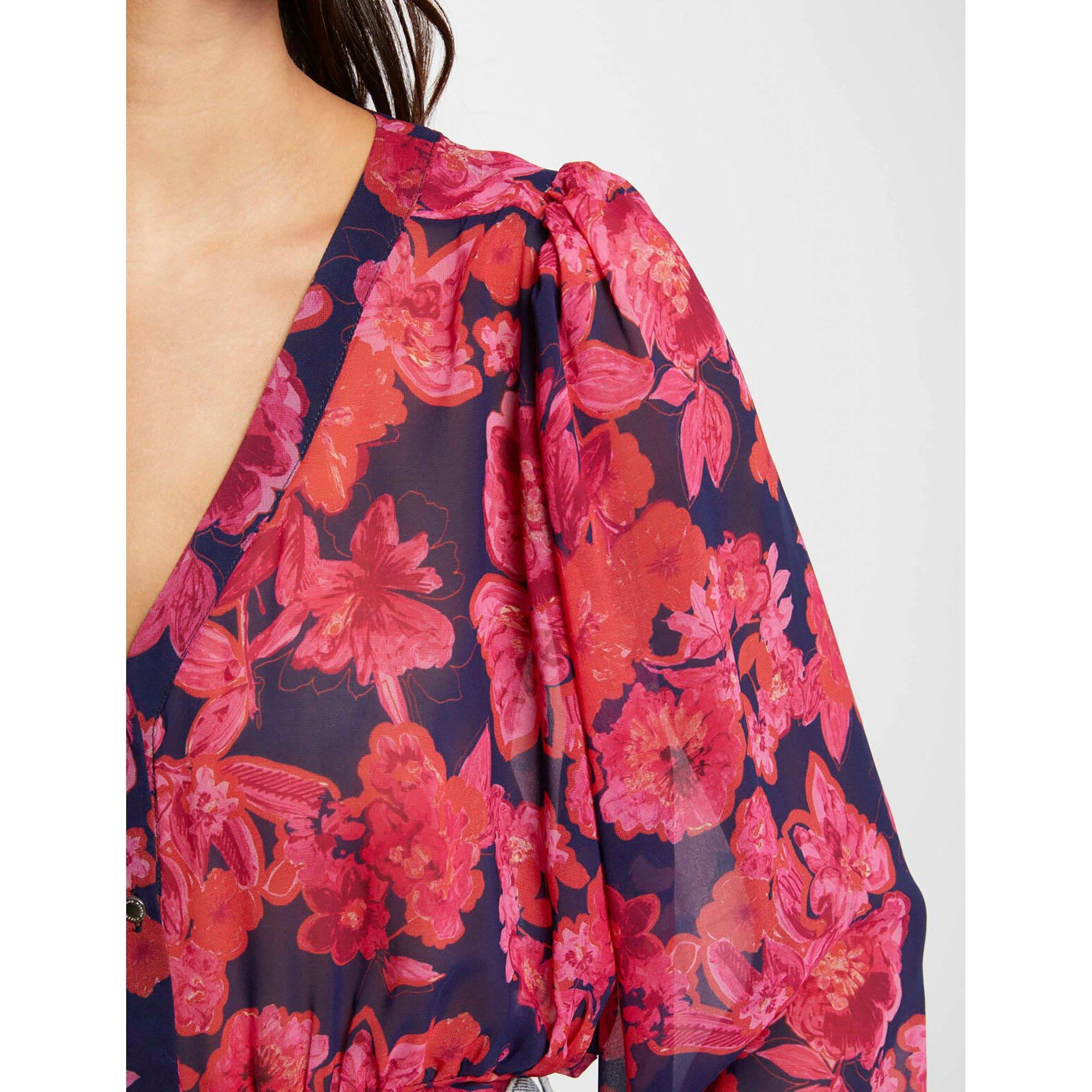 MORGAN Camicetta a Stampa Floreale Maniche Lunghe  