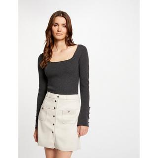 MORGAN Mini-jupe Coupe Droite  