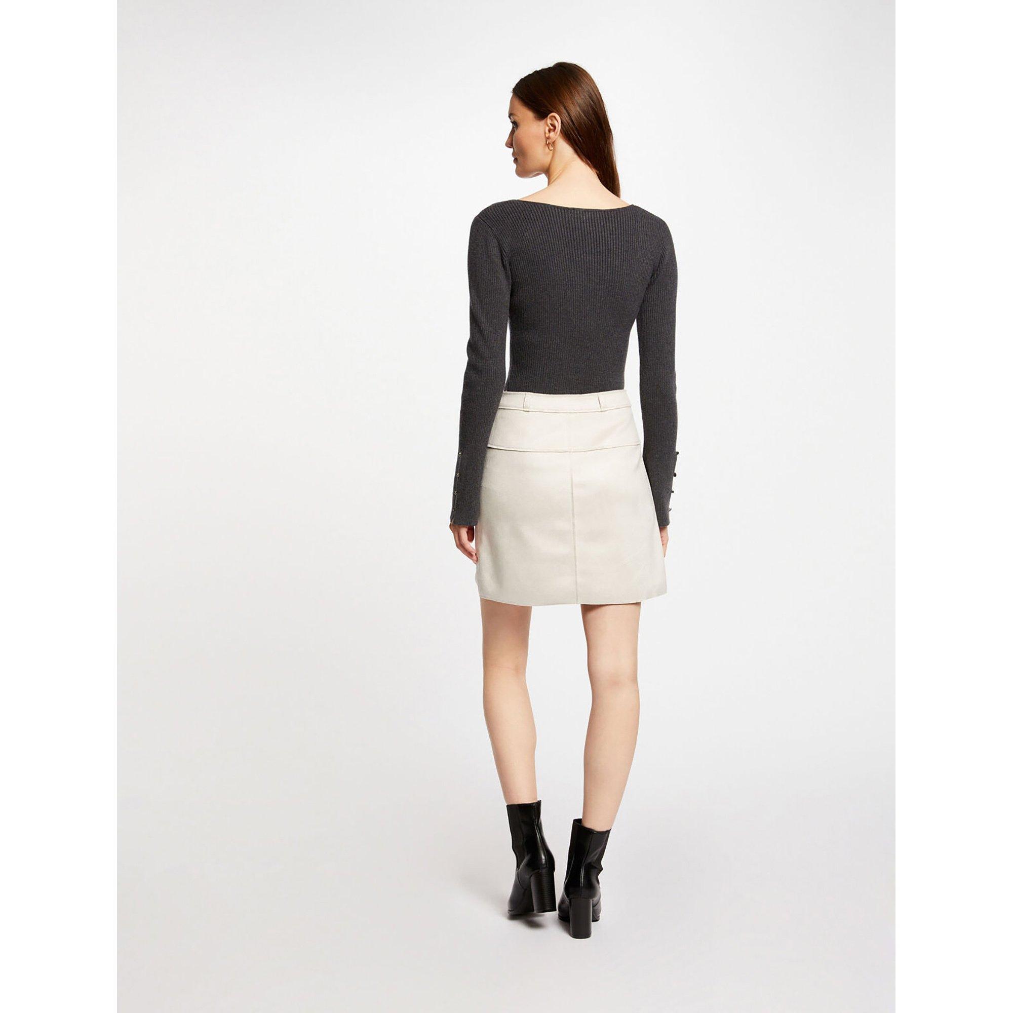 MORGAN Mini-jupe Coupe Droite  