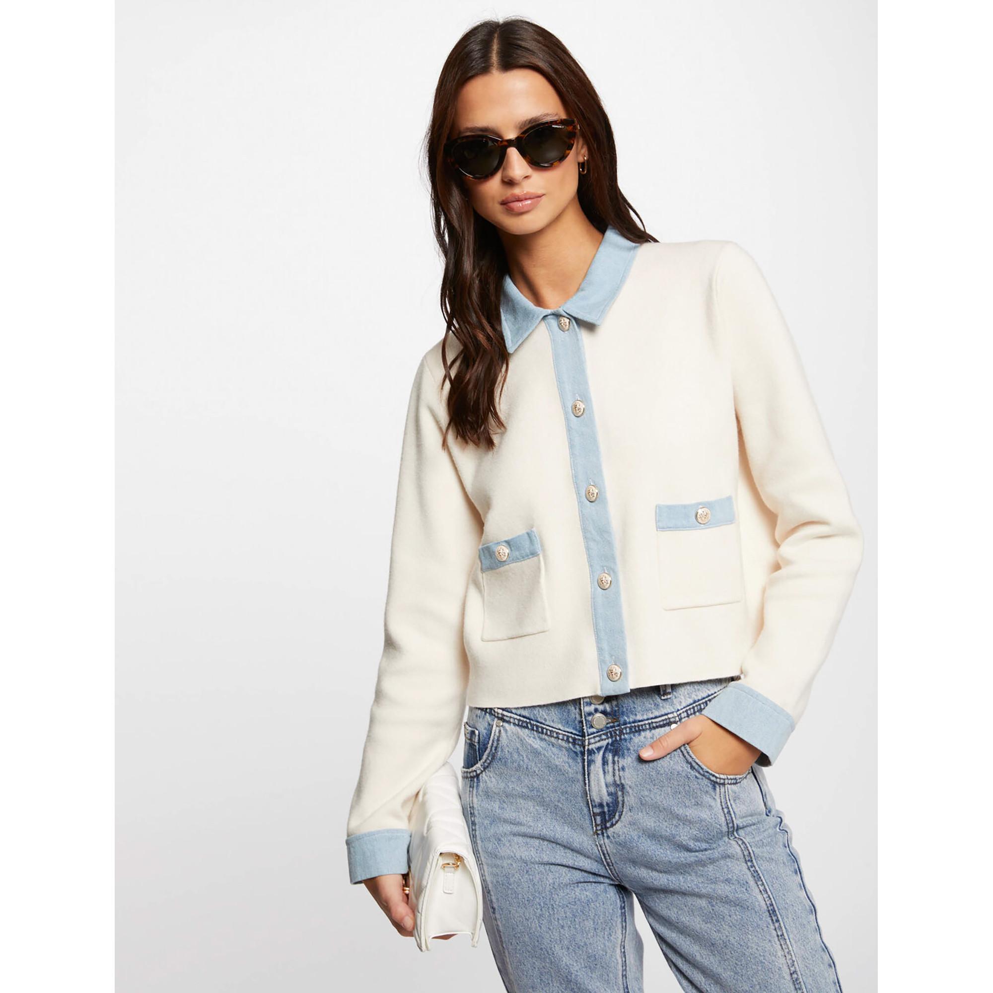 Image of Gilet Damen Elfenbein XS