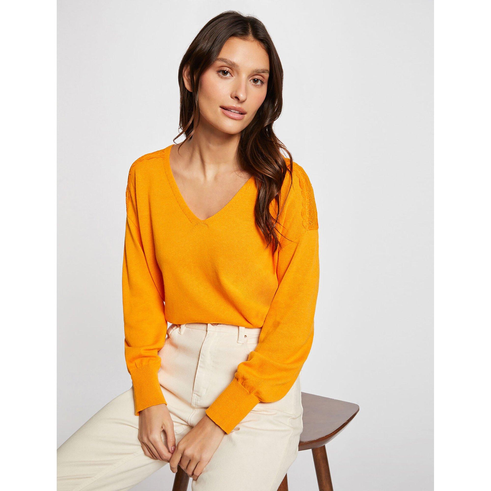 Image of Pullover Damen Orange L