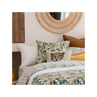 Olivier Desforges Mirkhan Tigre Imprimé Jungle Taie d'oreiller  