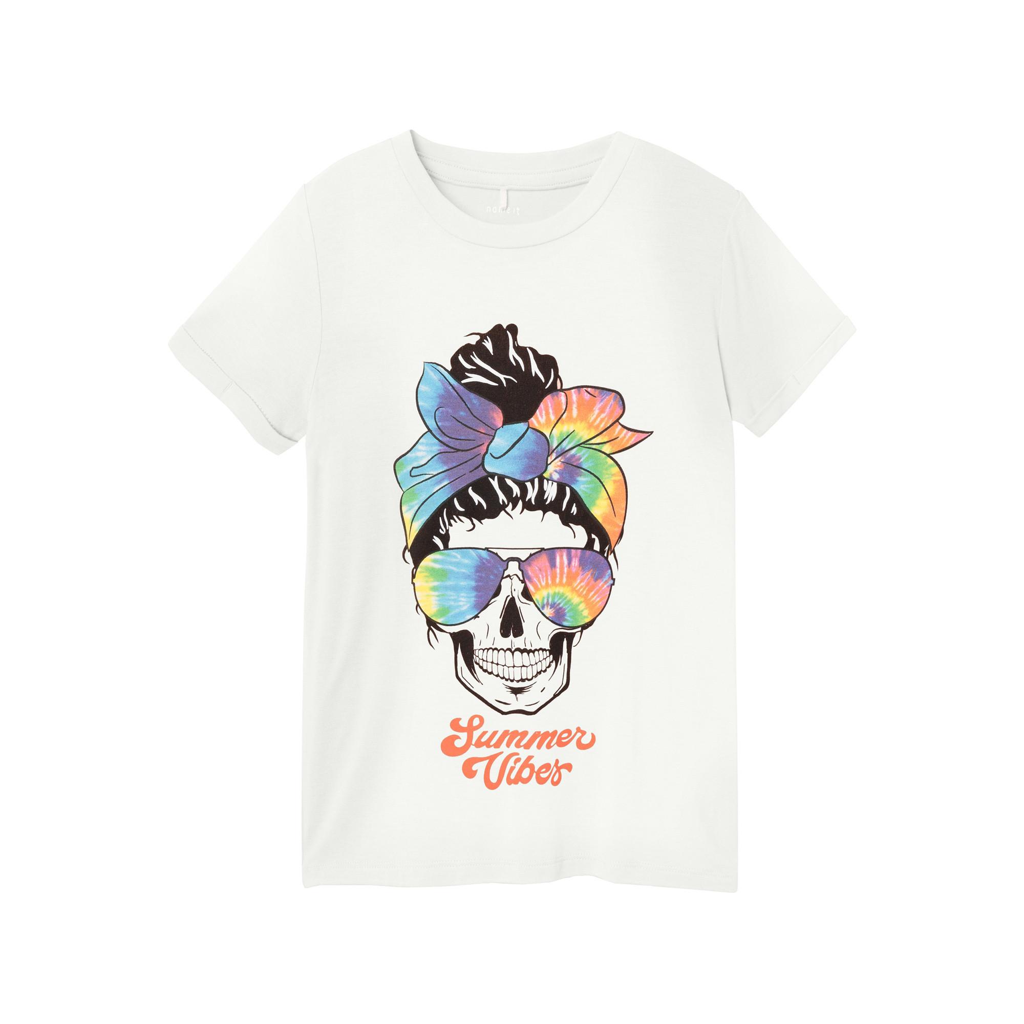 Image of T-shirt Mädchen Weiss 122-128