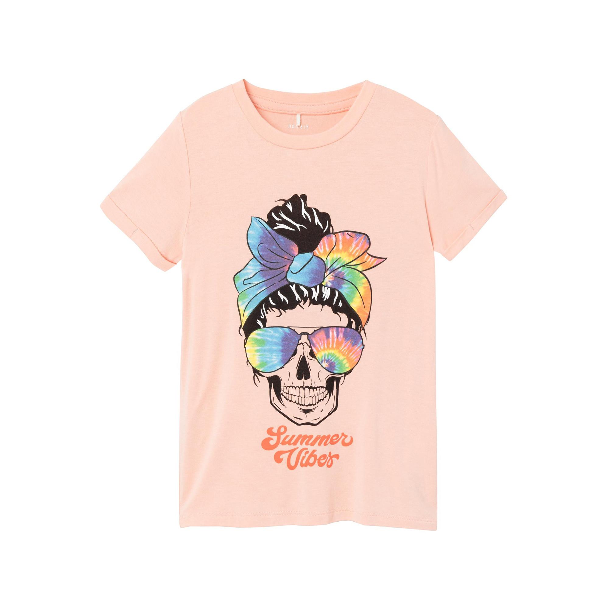 Image of T-shirt Mädchen Pfirsich 146-152