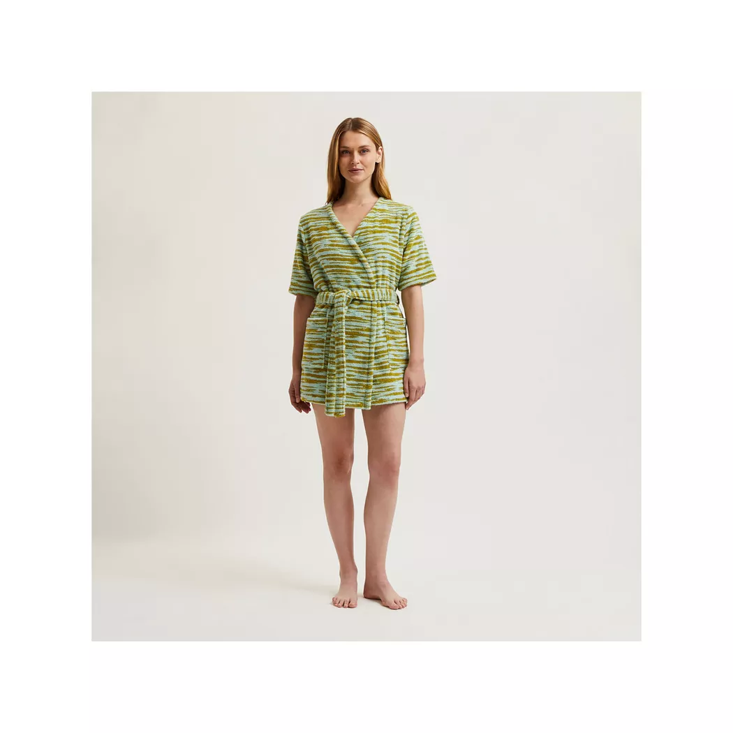 Yves Delorme - Bademantel, unisex, für Damen, Multicolor, Größe S