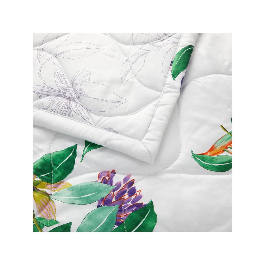 Yves Delorme Geblümte Steppdecke  