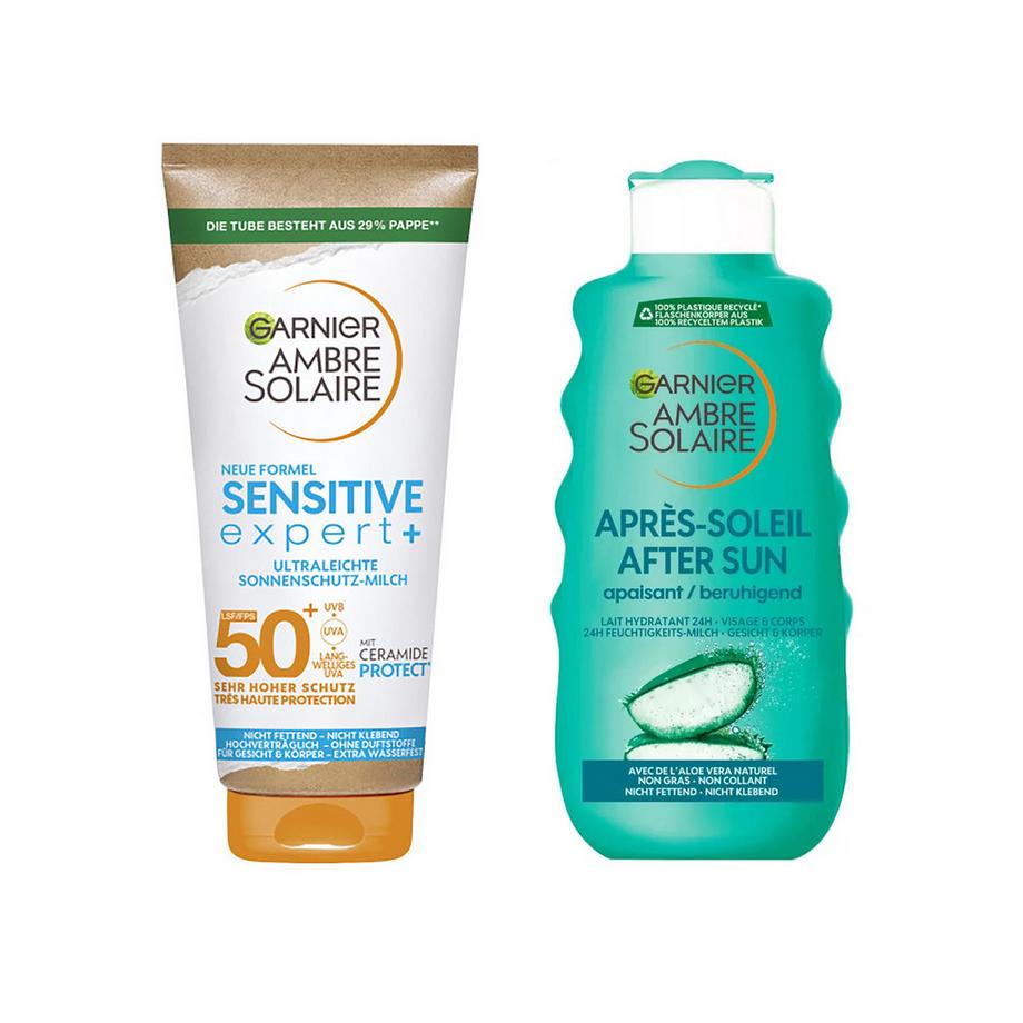 Sensitive expert+ Lait solaire FPS 50 + Lait Hydratant After Sun