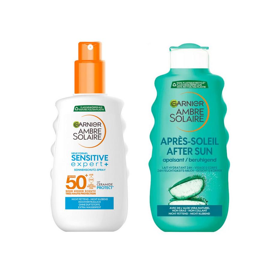 Sensitive expert+ Spray de protection solaire SPF 50 + Lait Hydratant After Sun