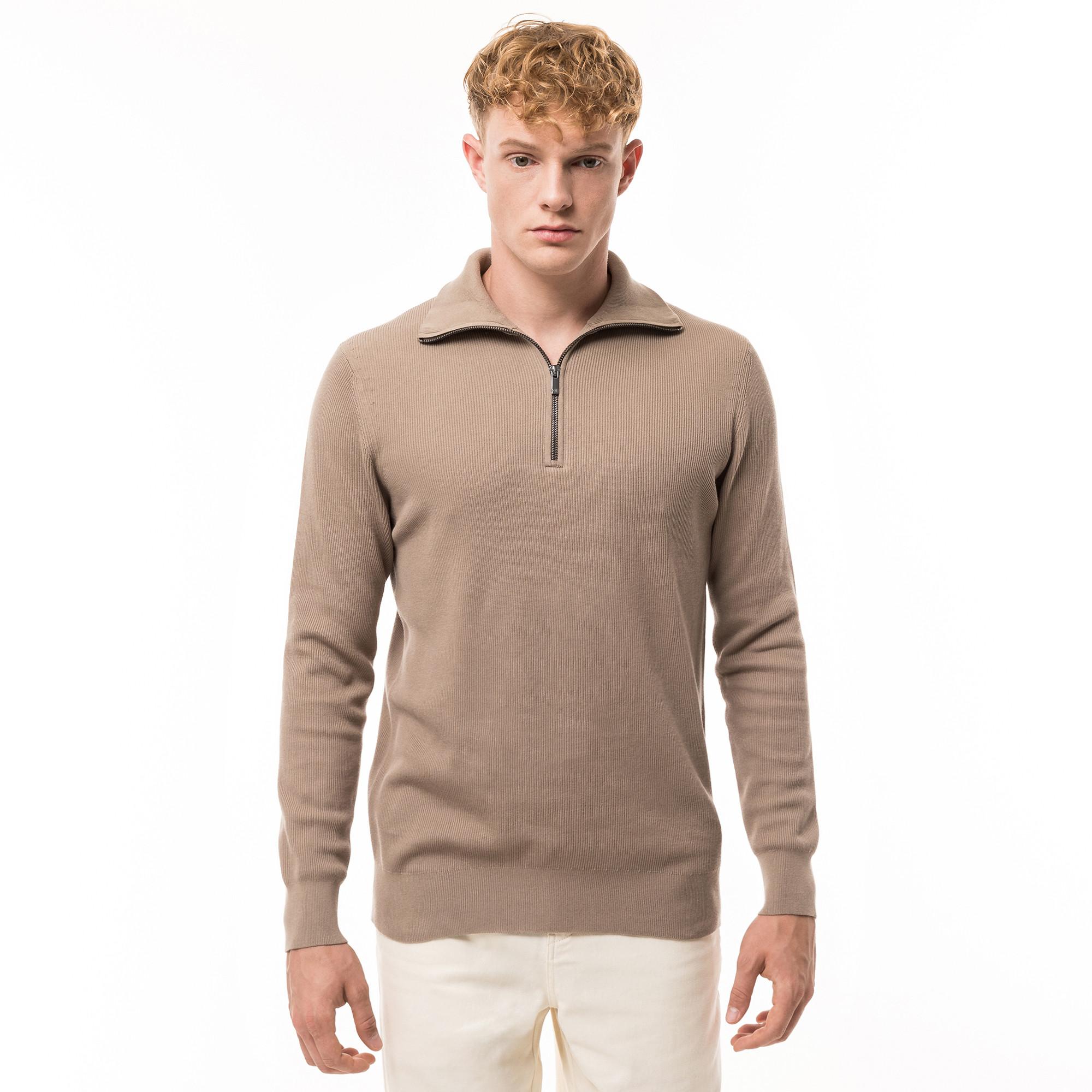 Manor Man  Pull, col montant, half-zip 