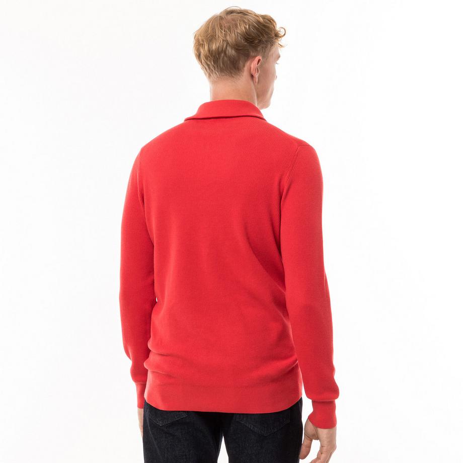 Manor Man Pullover Stehkragen Half-Zip  