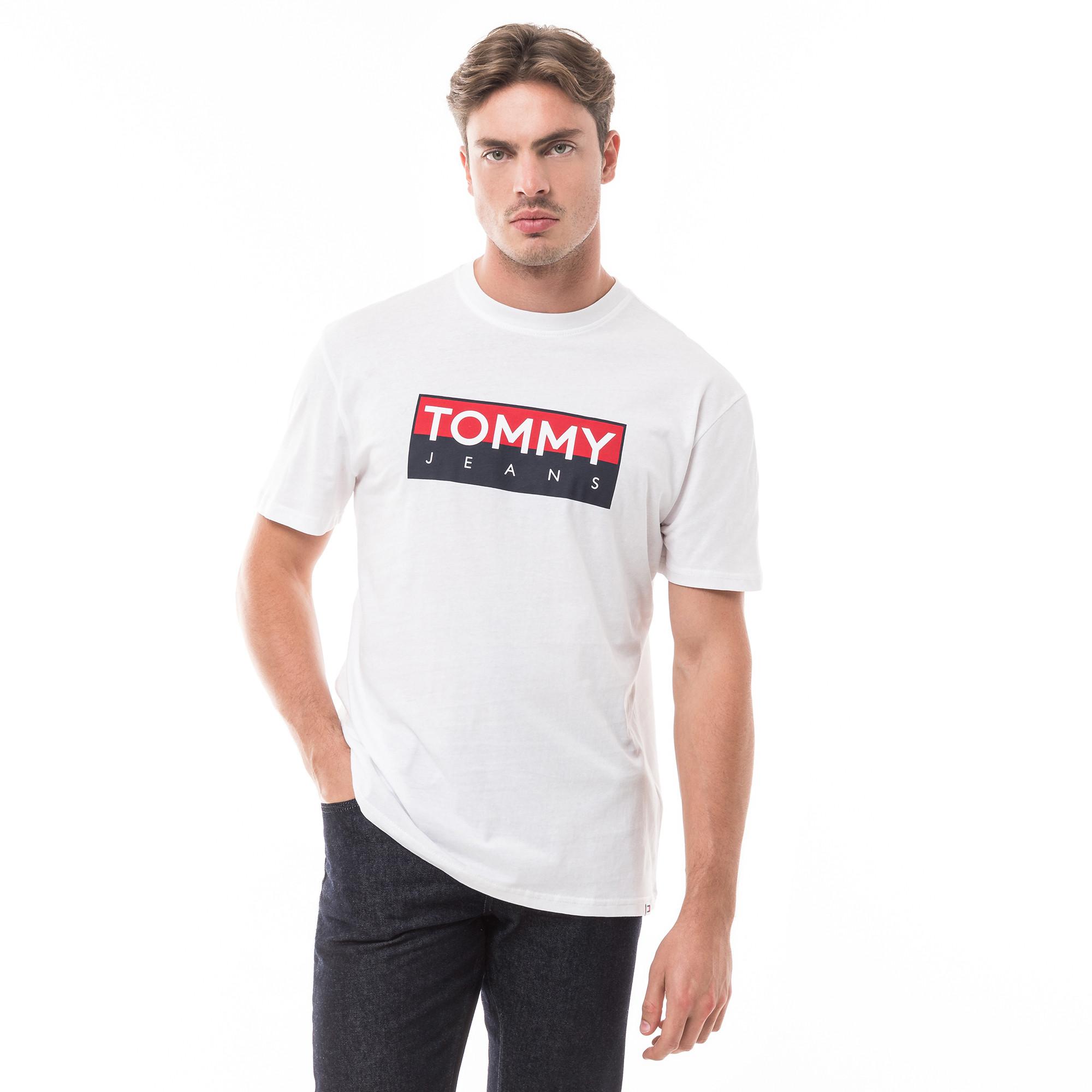 TOMMY JEANS TJM REG RWB TOMMY ENTRY TEE EXT T-shirt 