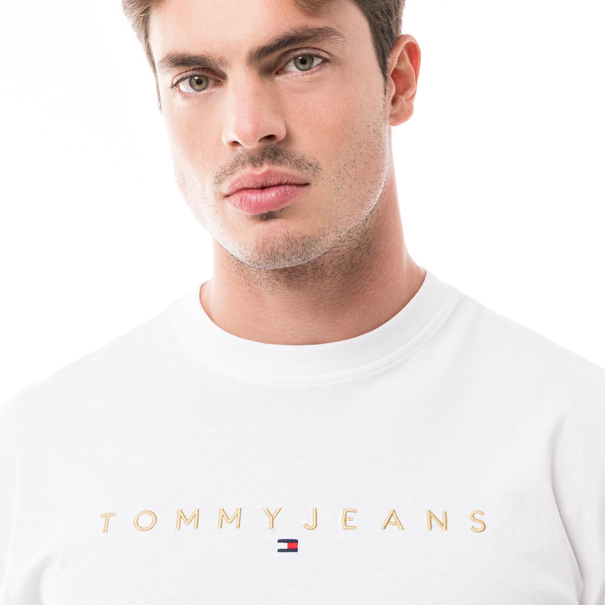 TOMMY JEANS TJM REG GOLD LINEAR LOGO TEE EXT T-shirt 