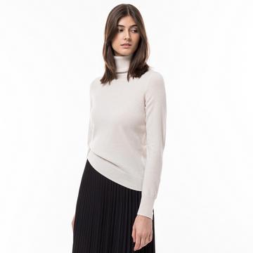 Bio-Cashmere Pullover, Rollkragen