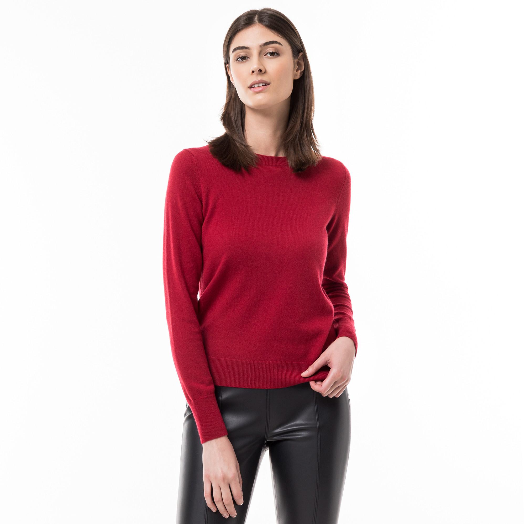 Manor Woman  Bio-Cashmere Pullover, Rundhals 