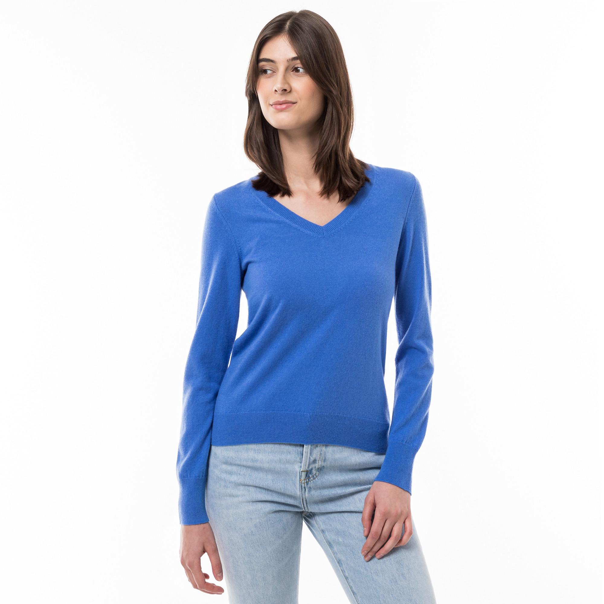 Manor Woman  Pull en cachemire bio, col V 