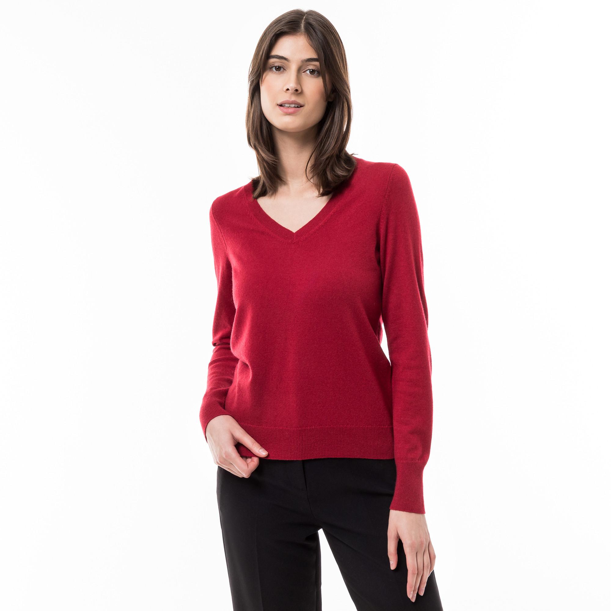 Manor Woman  Pull en cachemire bio, col V 