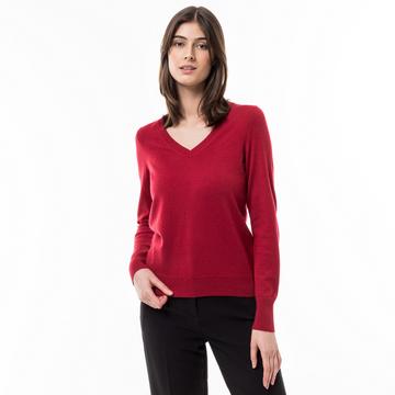 Pull en cachemire bio, col V