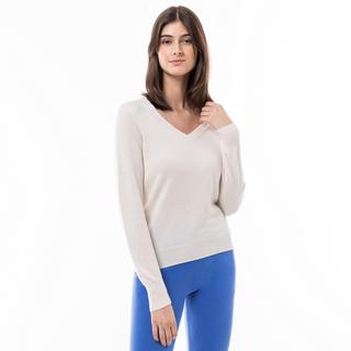 Manor Woman  Pull en cachemire bio, col V 