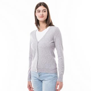 Manor Woman  Cardigan, cachemire organico, scollo a V 