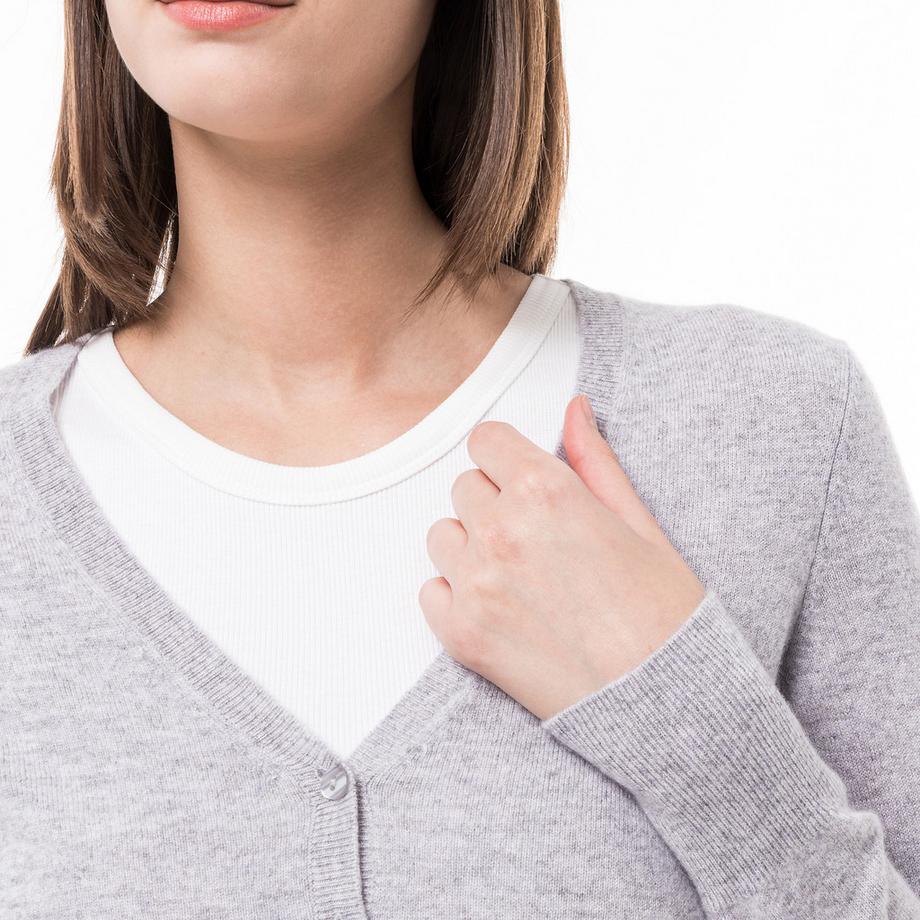 Manor Woman Bio-Cashmere V-Neck Cardigan  