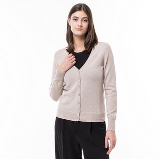 Manor Woman  Cardigan, cachemire organico, scollo a V 