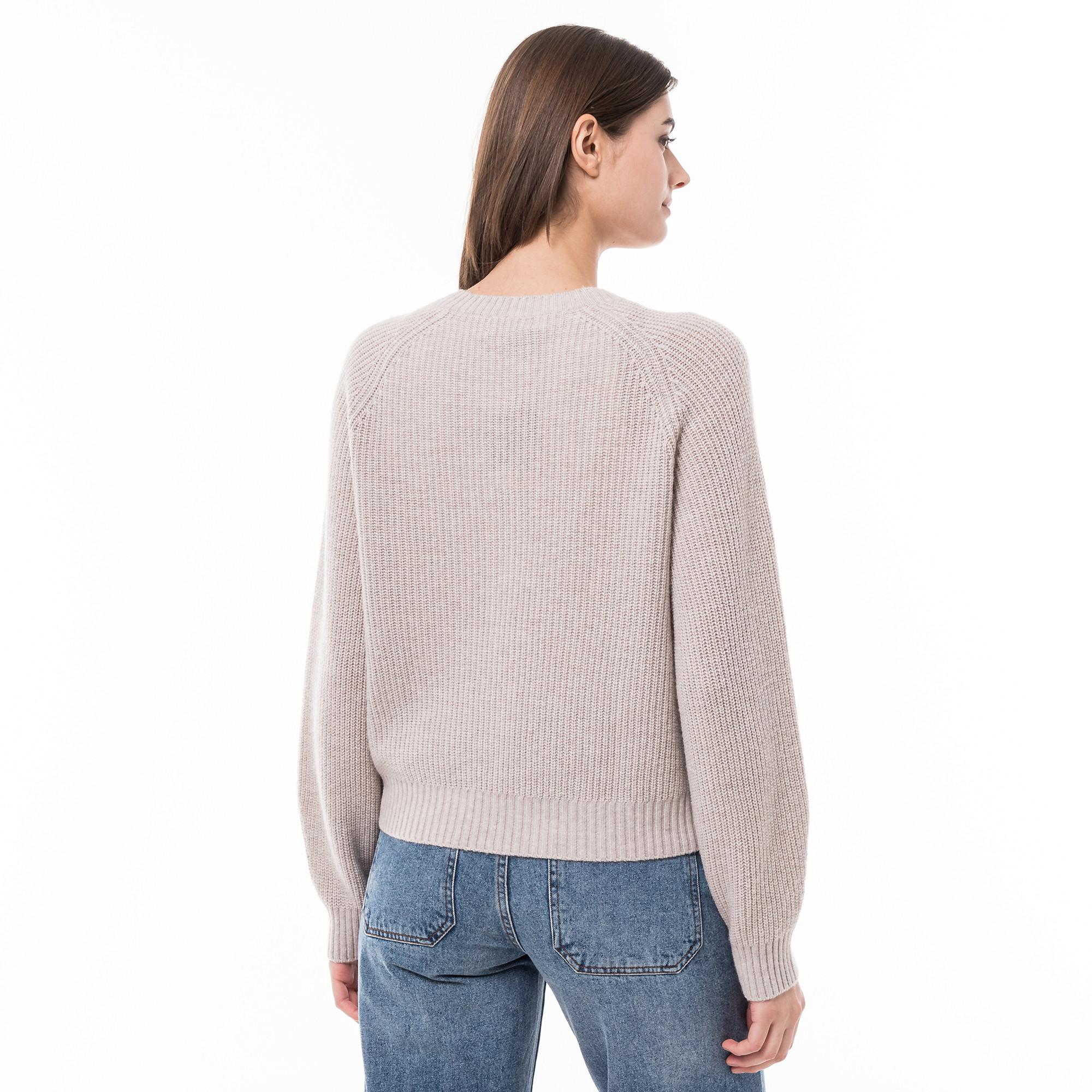 Manor Woman rib Cashmere Cardigan 