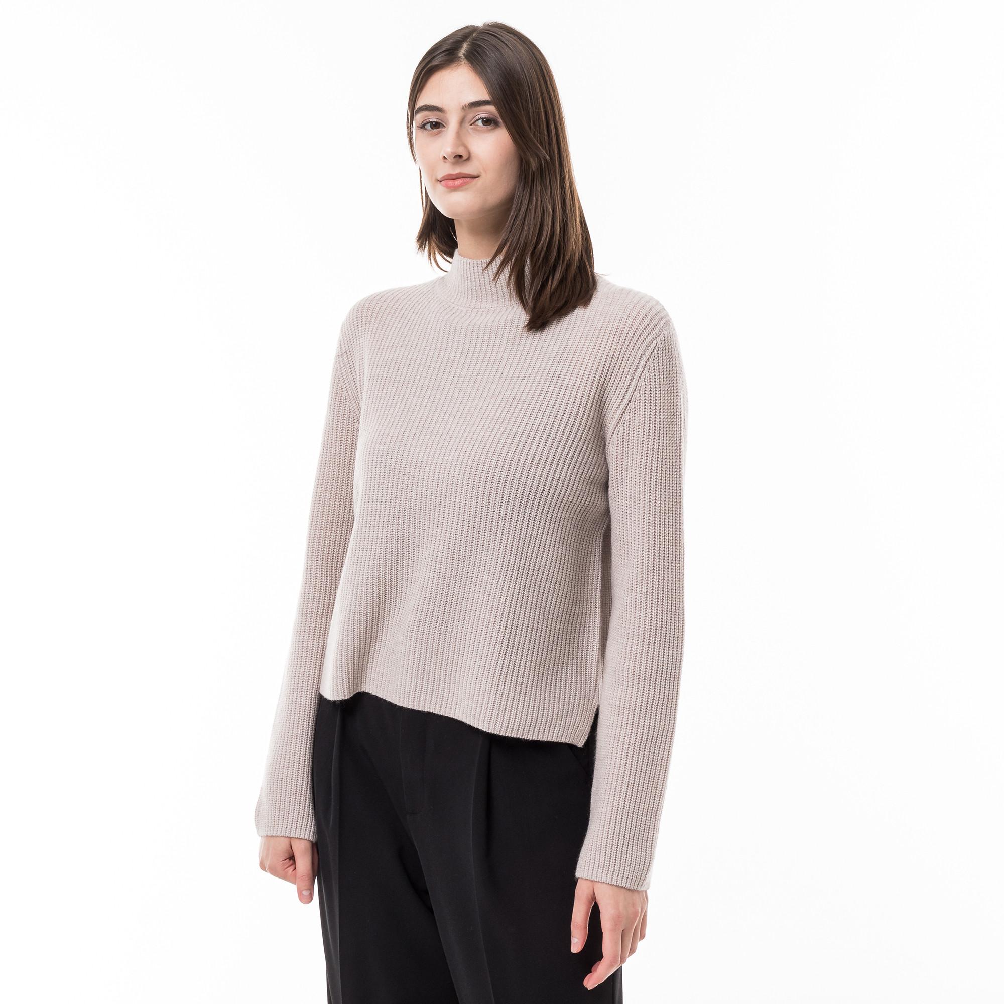 Manor Woman rib Maglione girocollo, cachemire 