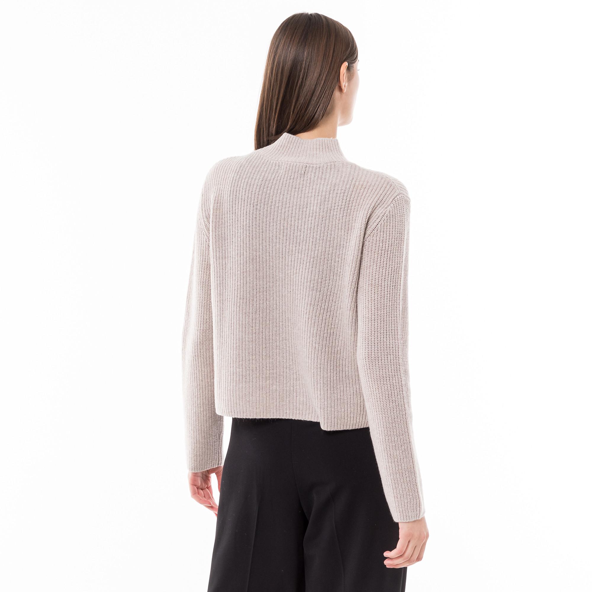 Manor Woman rib Cashmere-Pullover, Rundhals 