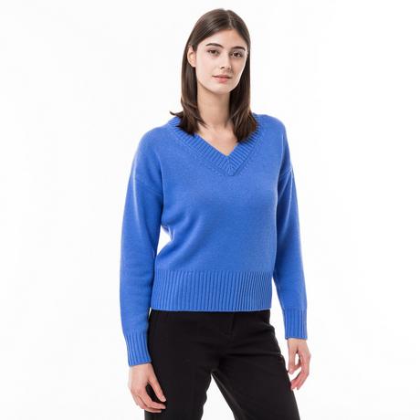 Manor Woman 7 gg Cashmere-Pullover, V-Neck 