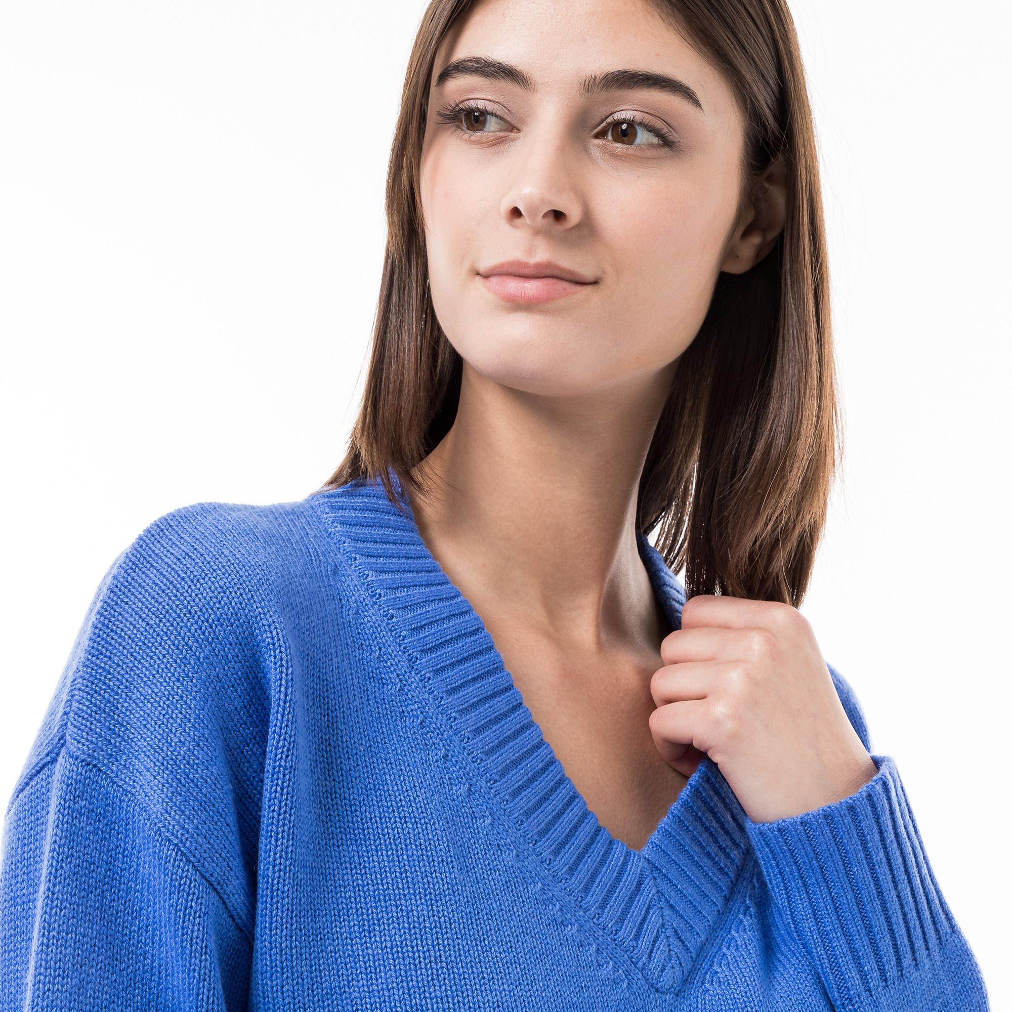 Manor Woman 7 gg Cashmere-Pullover, V-Neck 