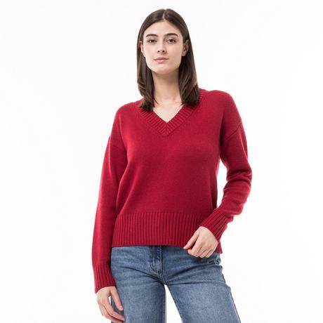 Manor Woman 7 gg Cashmere-Pullover, V-Neck 