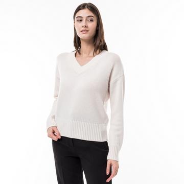 Maglione scollo a V, cachemire