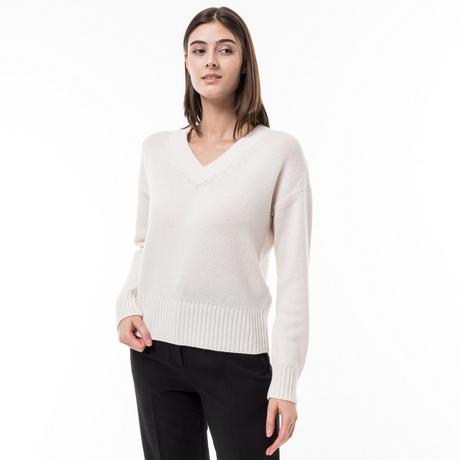 Manor Woman 7 gg Cashmere-Pullover, V-Neck 