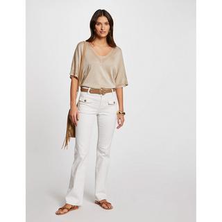 MORGAN Pull Court Manches Tricoté  