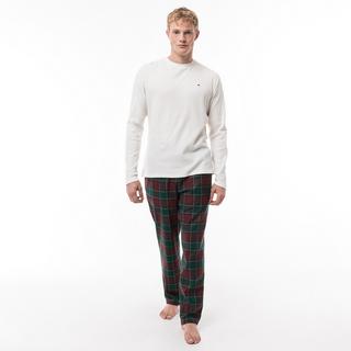 TOMMY HILFIGER LS WAFFLE FLANNEL PJ SET Pyjama Set, lang 