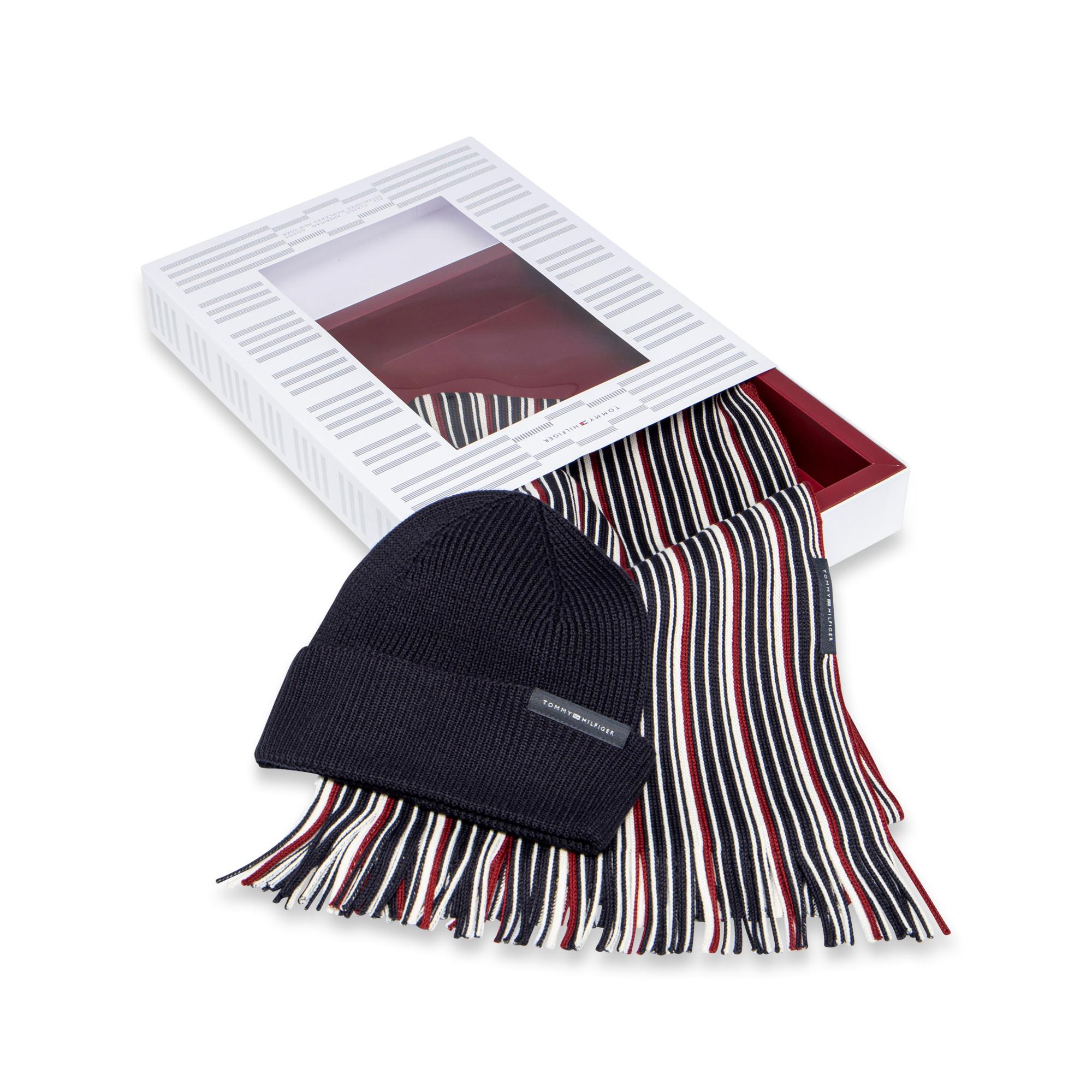 TOMMY HILFIGER TH CORP LOVE BEANIE &SCARF GP Ensemble: écharpe et bonnet 