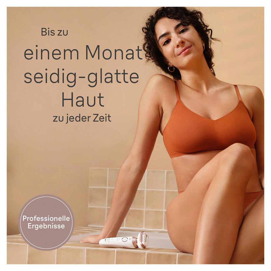 BRAUN Set Epilateur Silk-épil 9-360 3D, 360 Flex 