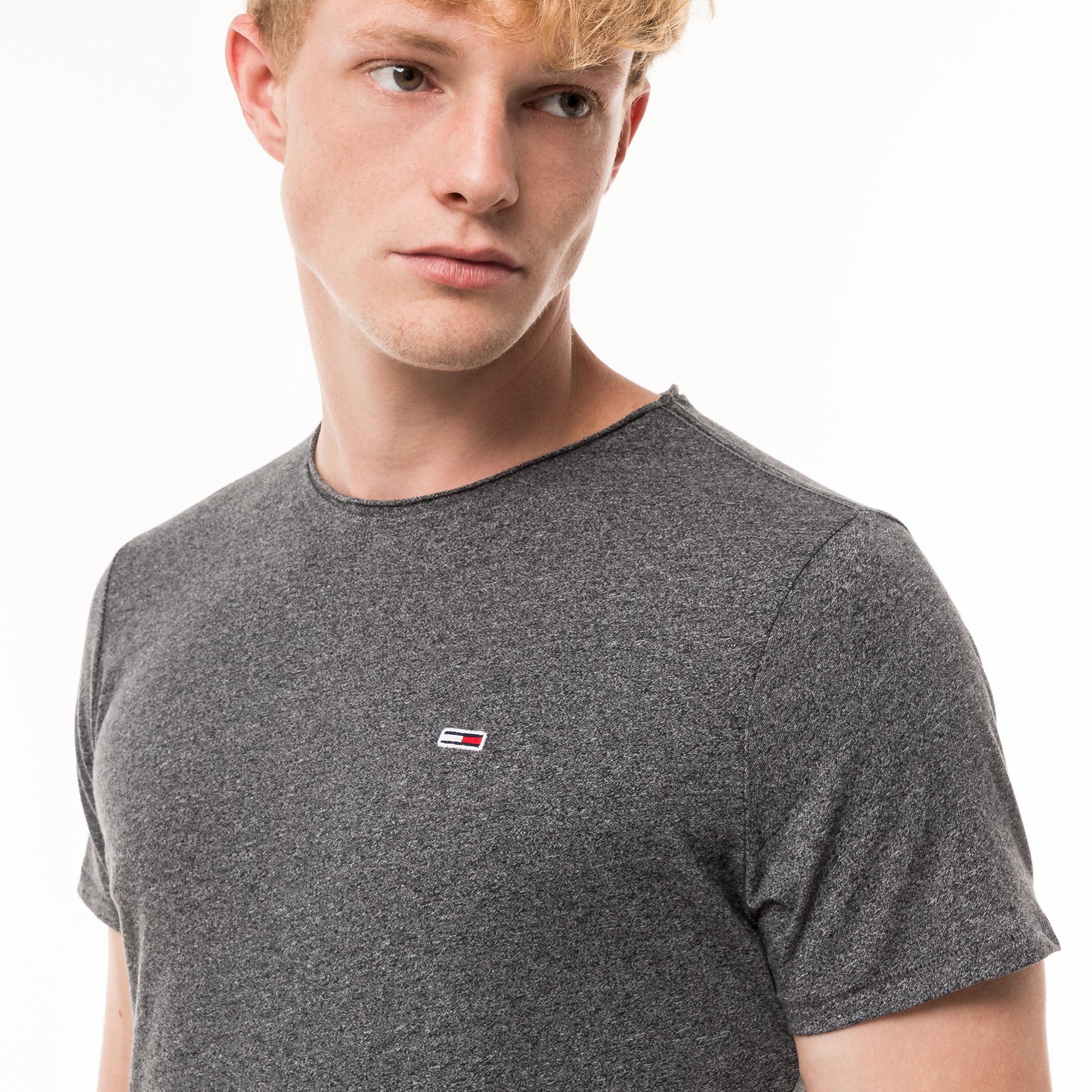 TOMMY JEANS TJM SLIM JASPE C NECK
 T-Shirt, Rundhals, kurzarm 