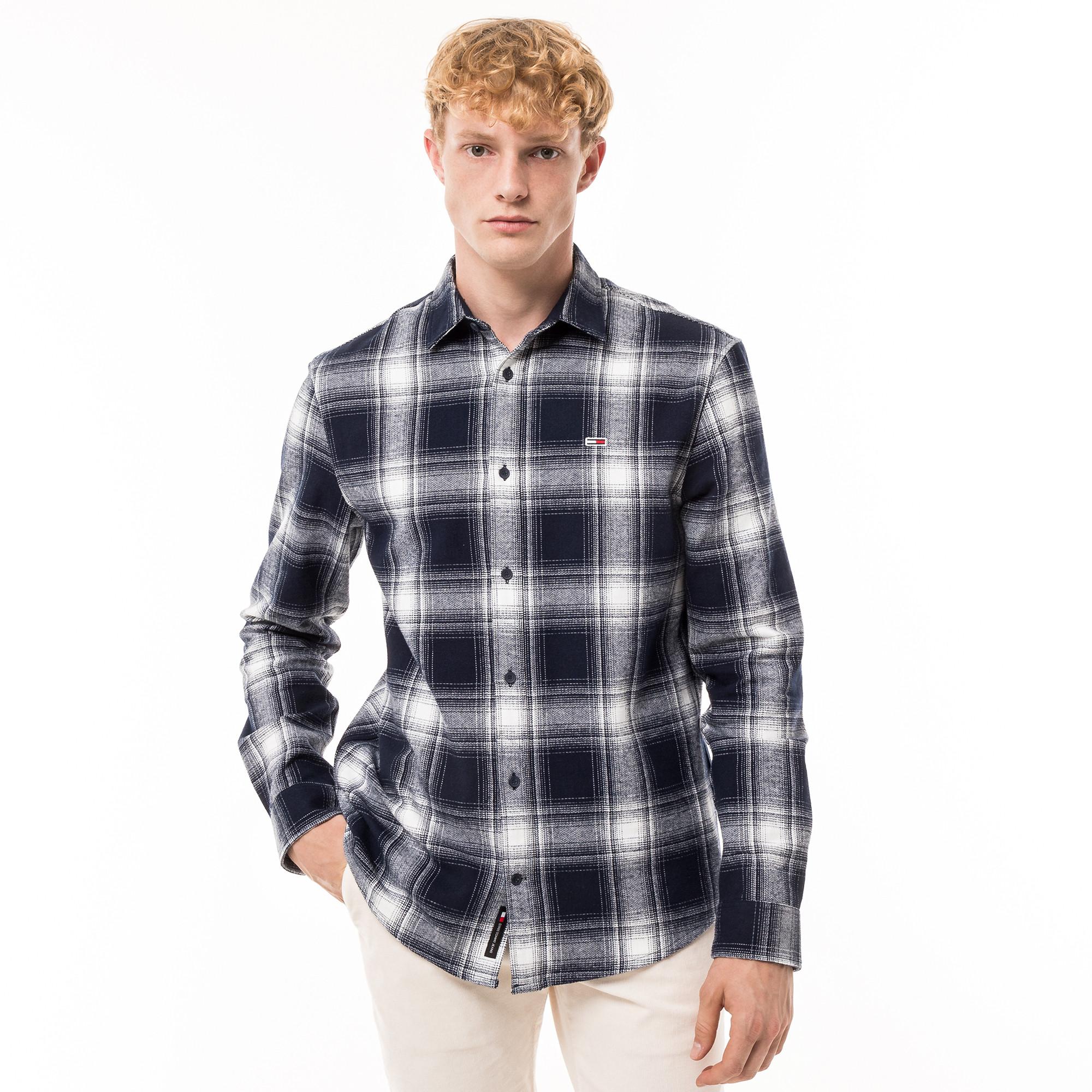 TOMMY JEANS TJM REG CHECK FLANNEL SHIRT EXT Hemd, langarm 