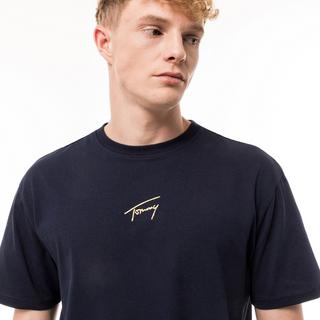 TOMMY JEANS TJM REG GOLD SIGNATURE TEE EXT T-shirt 