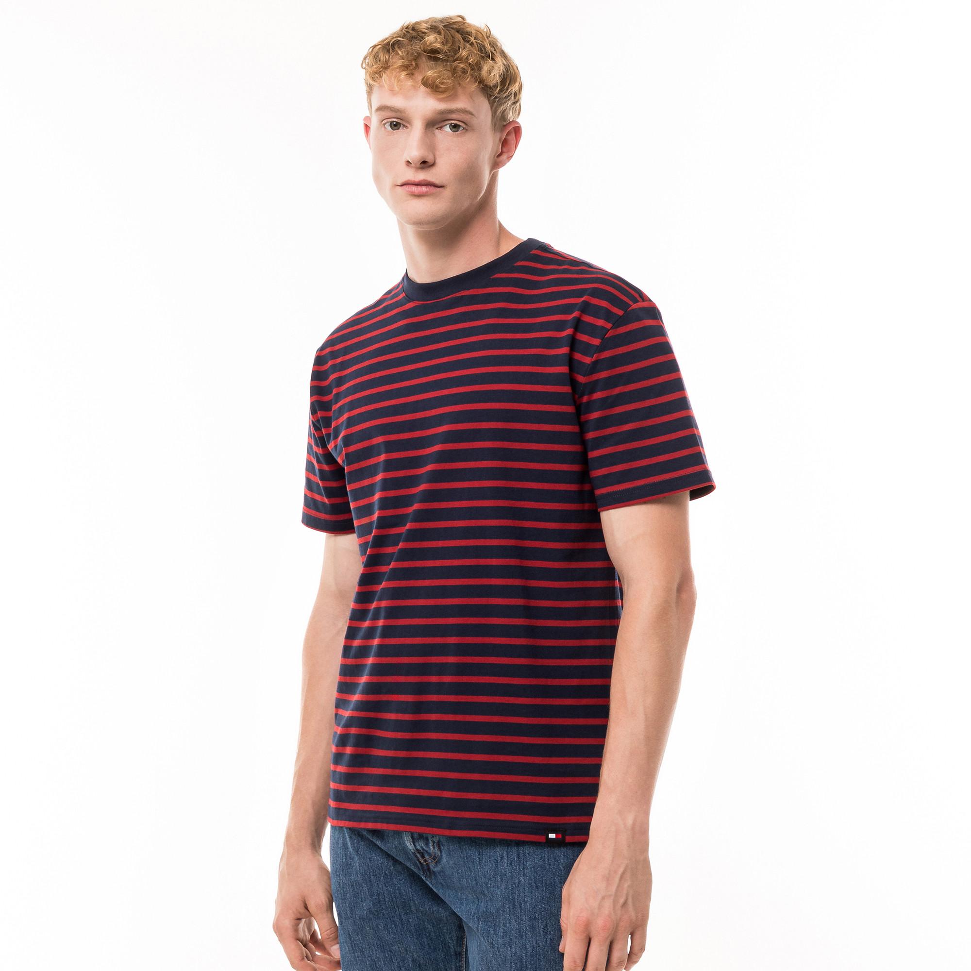 TOMMY JEANS TJM REG BRETON STRIPE TEE T-Shirt 