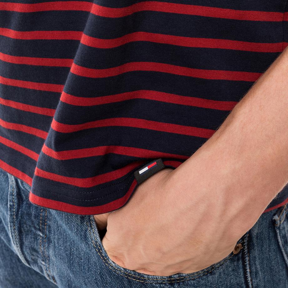 TOMMY JEANS TJM Regular Breton Stripe T-Shirt  