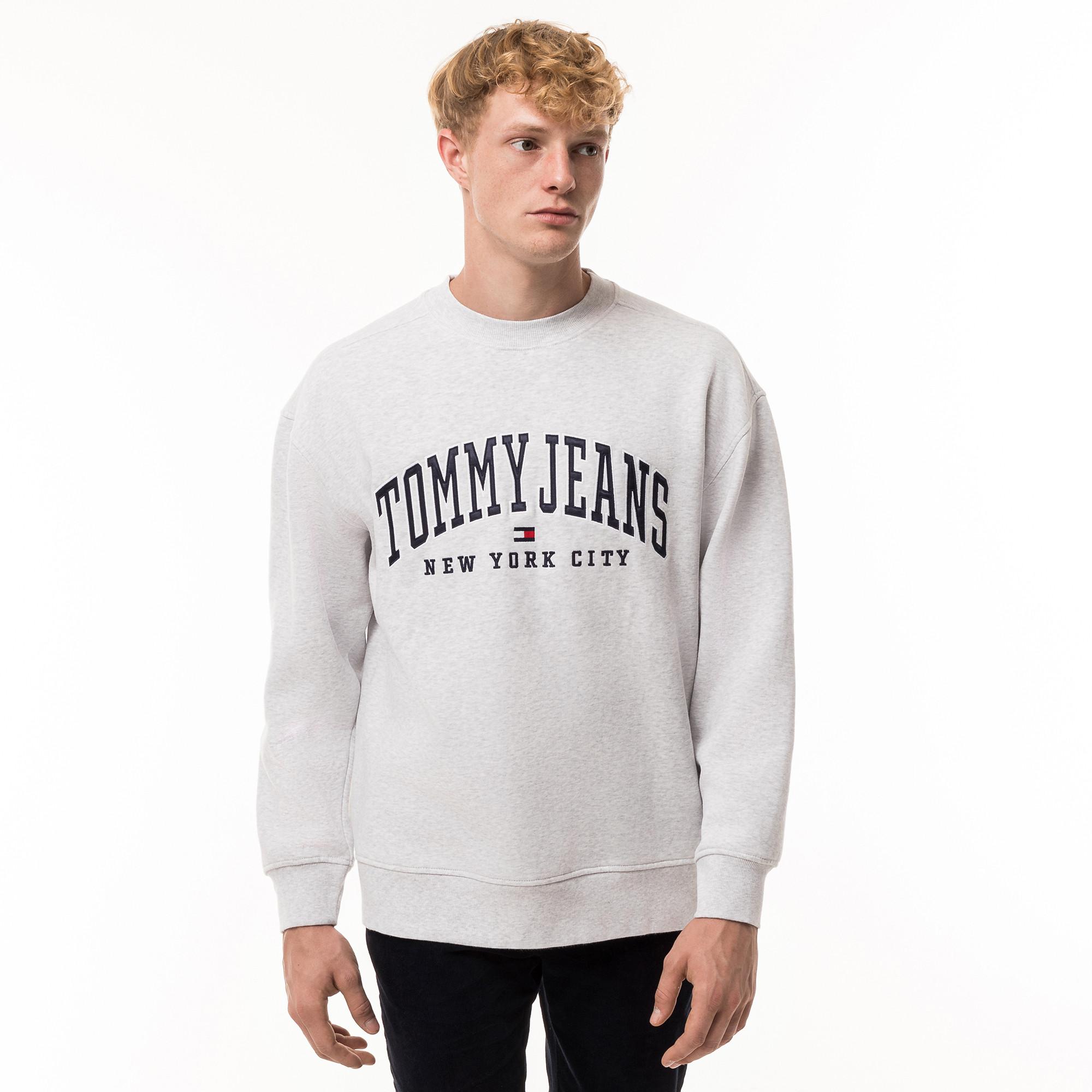 TOMMY JEANS TJM  RLX TJ  GD VARSITY CREW Felpa 