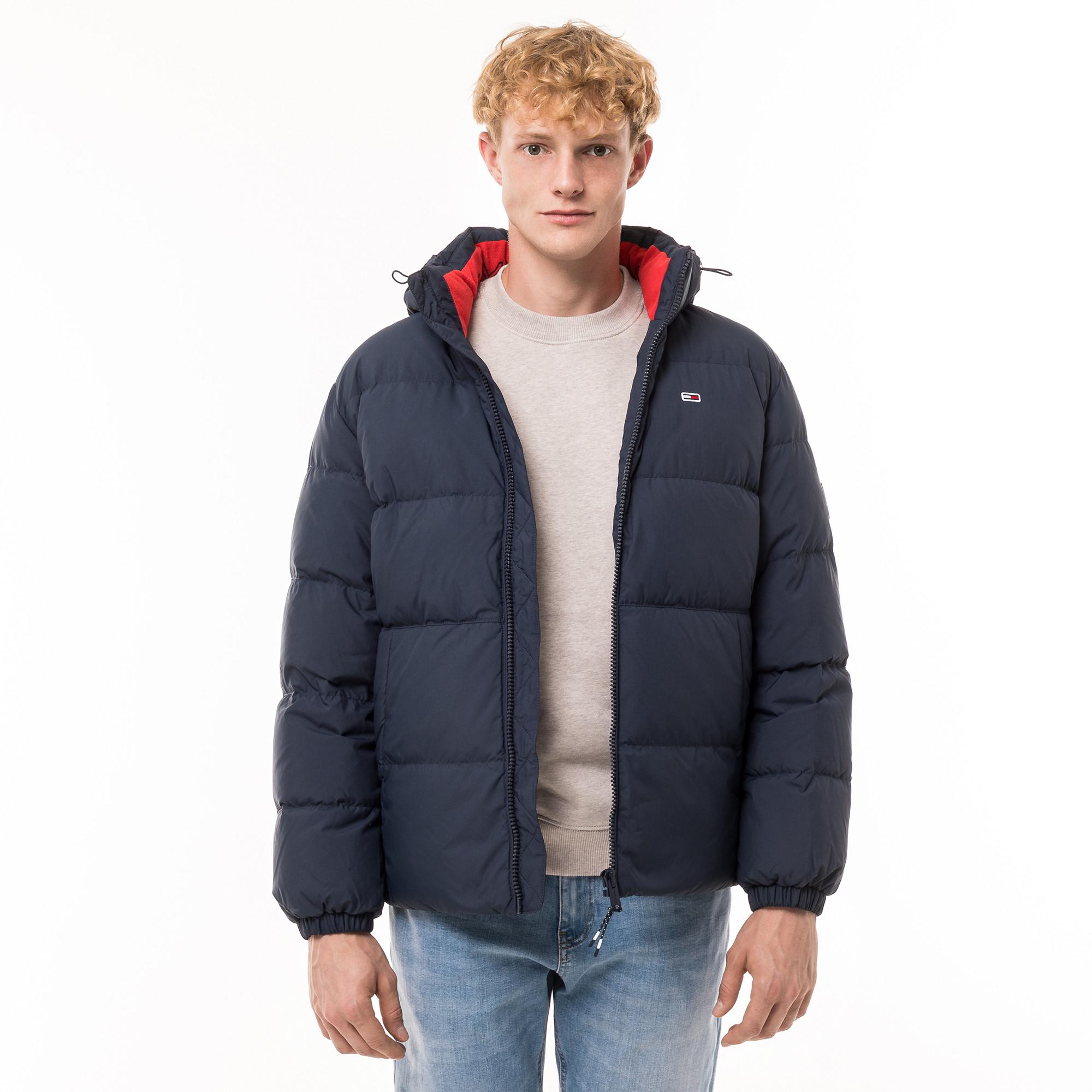 TOMMY JEANS TJM ESSENTIAL DOWN JACKET EXT Daunenjacke mit Kapuze 