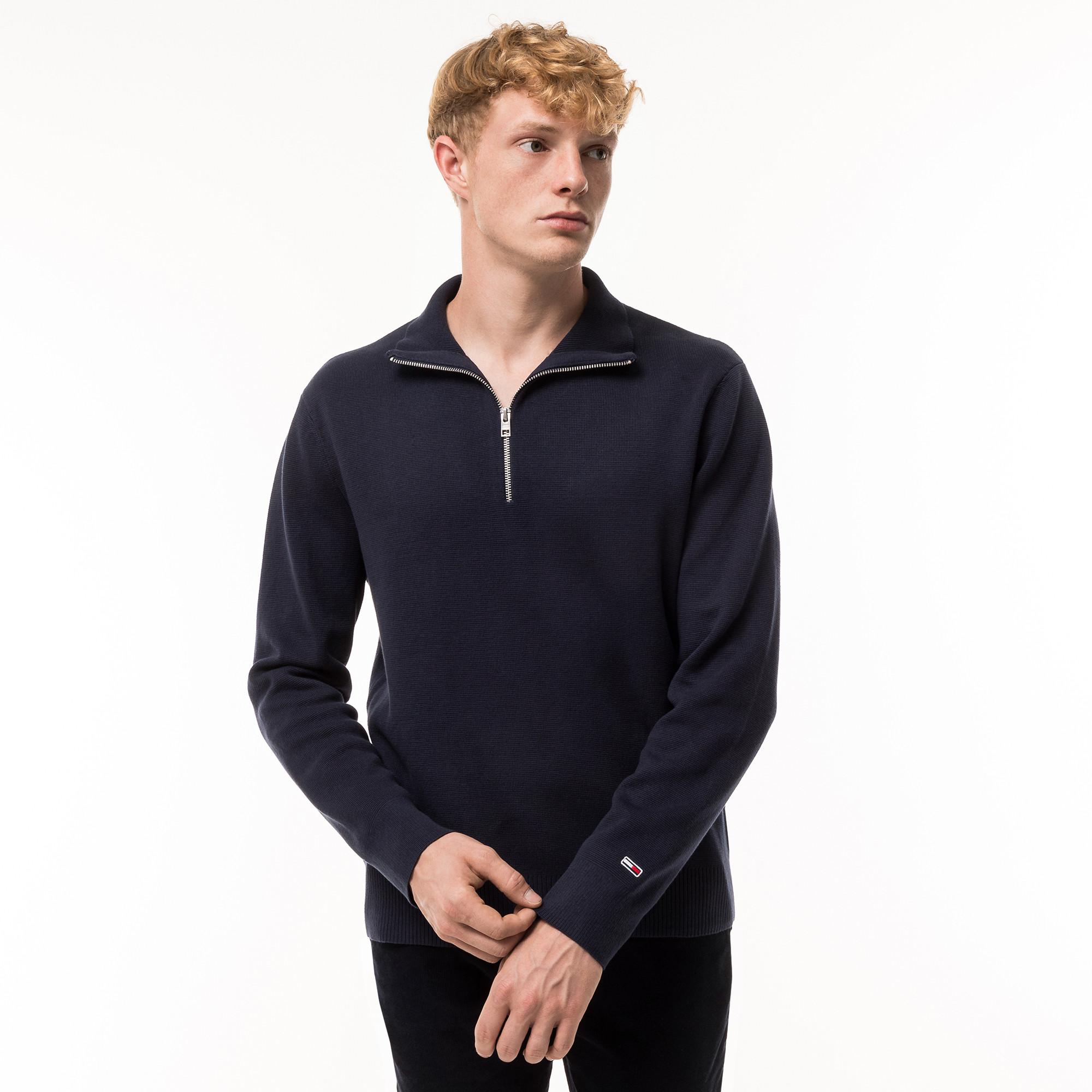 TOMMY JEANS TJM REG HALF ZIP SWEATER Pullover, Half-Zip 