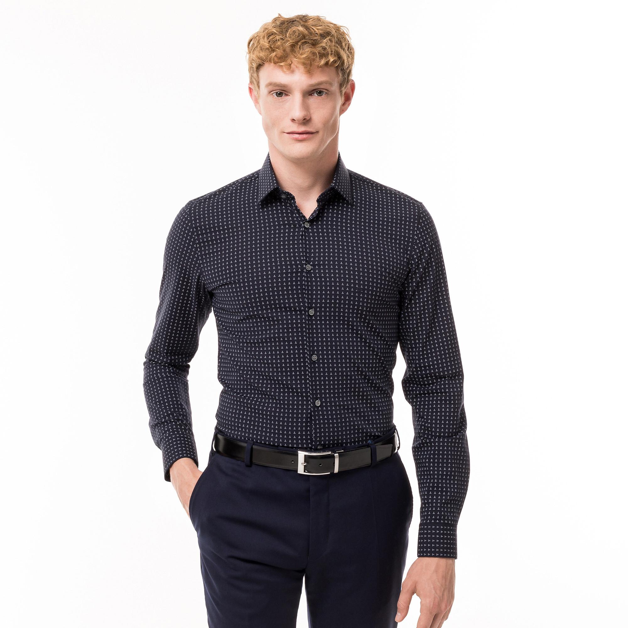 calvin-klein-hemden-poplin-micro-print-slim-shirt-hemd-langarm