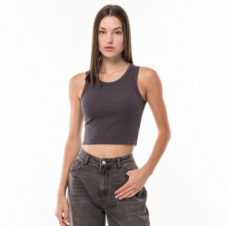 JJXX Débardeur Court Côtelé  