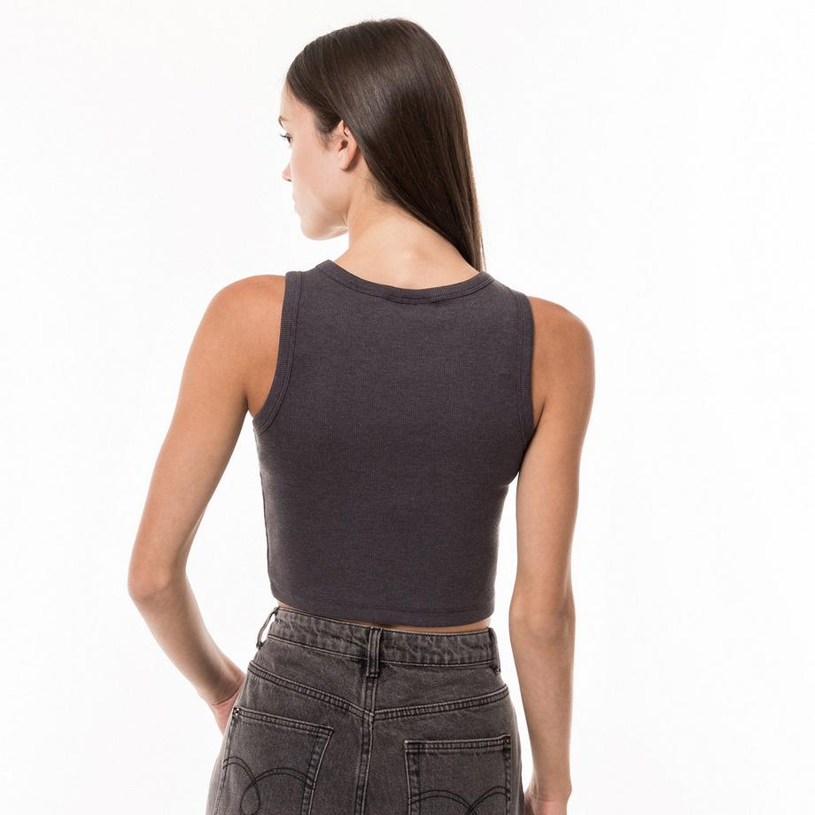 JJXX Kurzes Geripptes Tank Top  