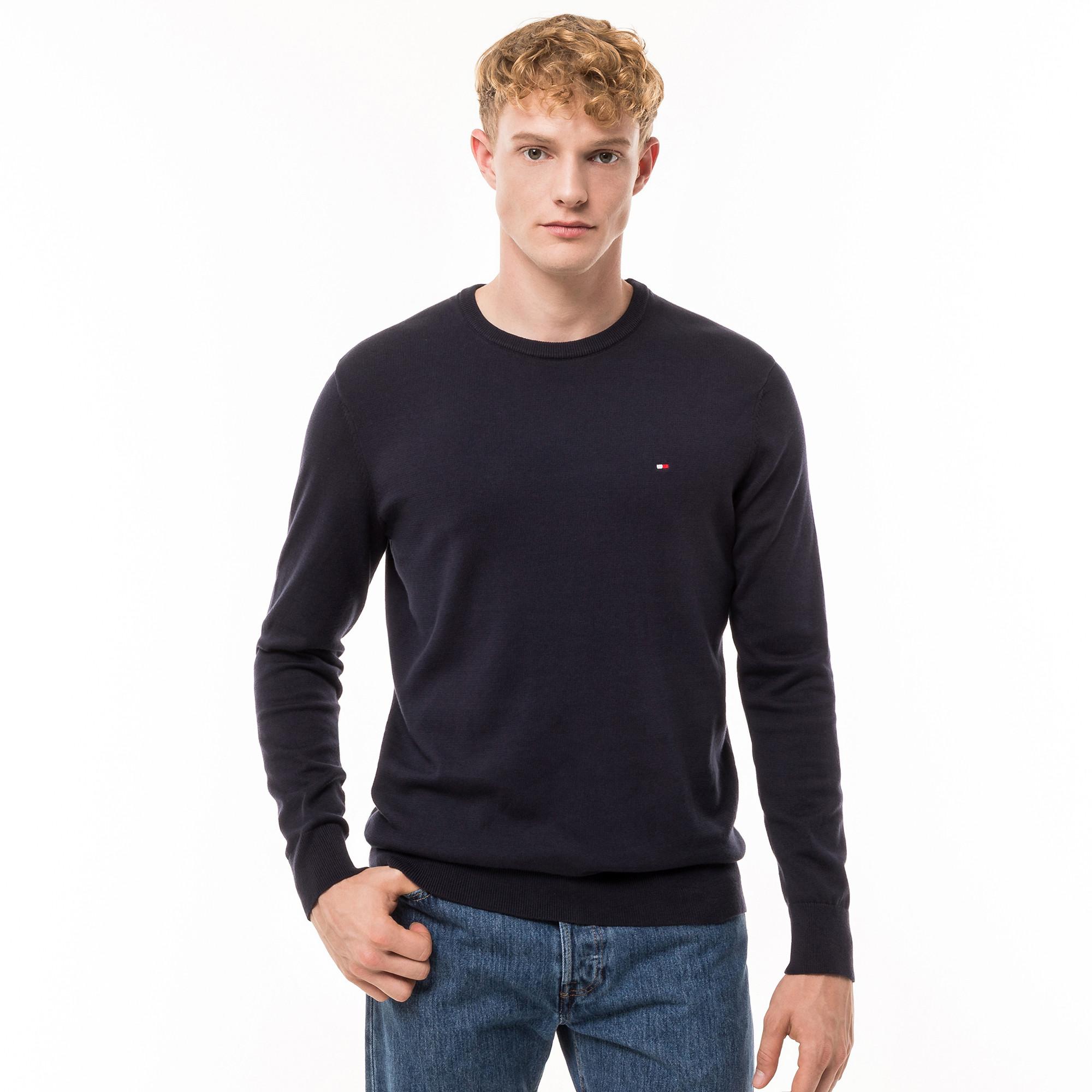 TOMMY HILFIGER ESSENTIAL COTTON CREW NECK Pull 