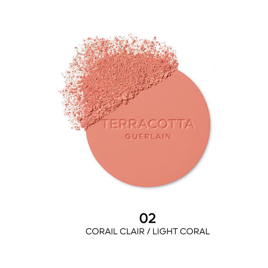 Guerlain TERRA BLUSH Terracotta Blush  Le fard à joues effet bonne mine  90% d'ingrédients d'origine naturelle 